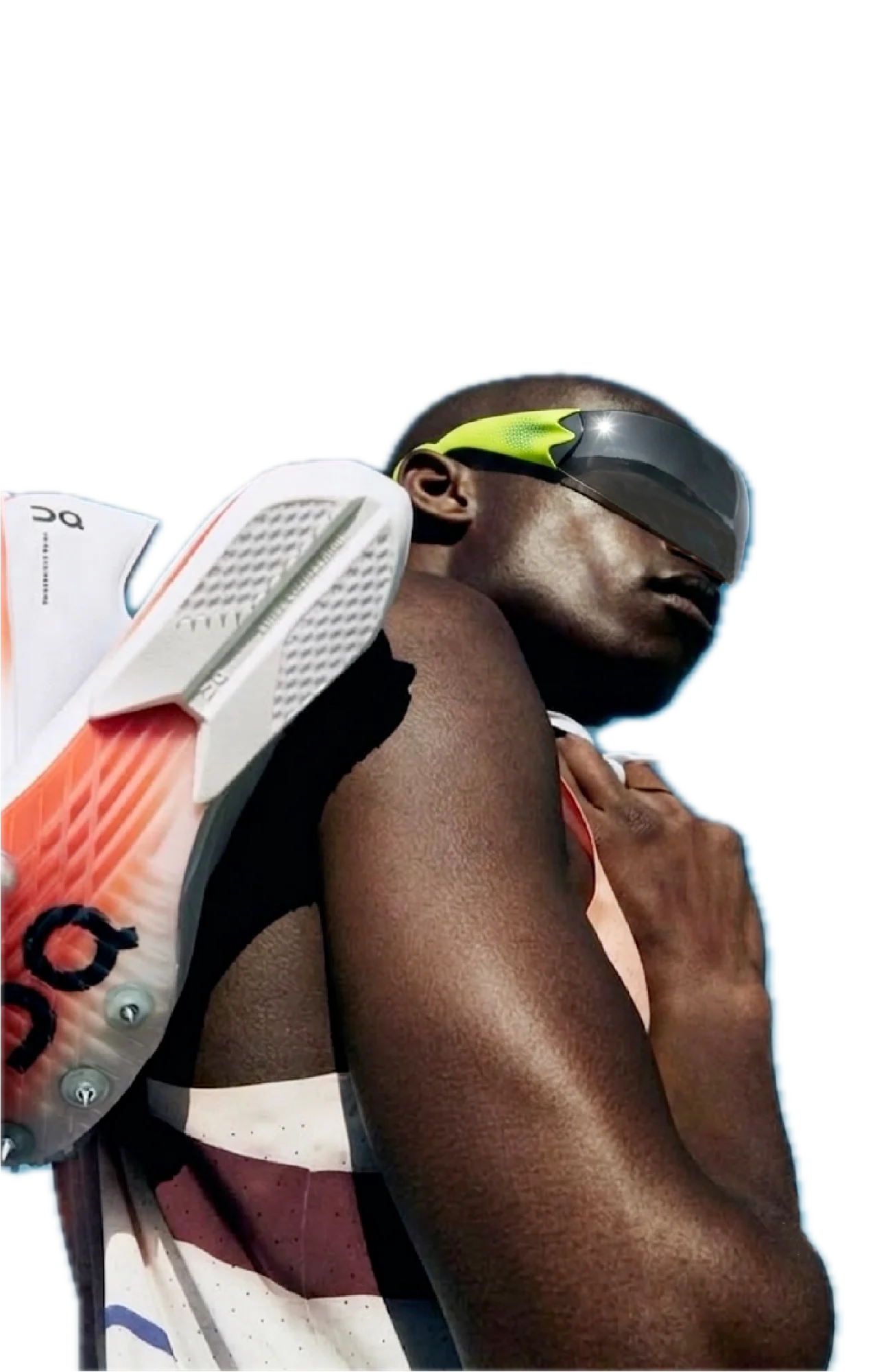 Runner wearing Aeron eyewear